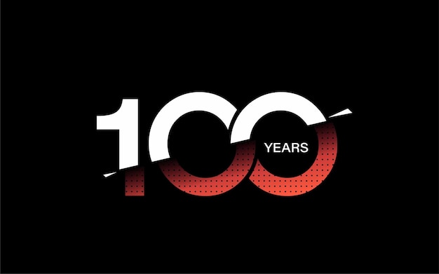 100th Years Anniversary Celebration Design