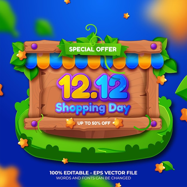 12.12 shopping festival sale banner