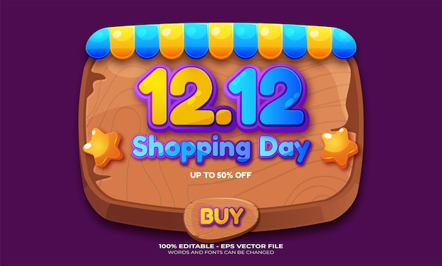 12.12 super sale discount banner template promotion design