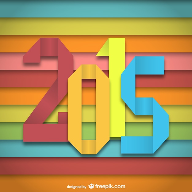 2015 Origami background