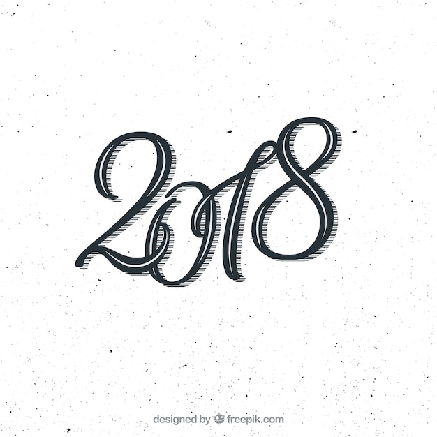 2018 lettering design