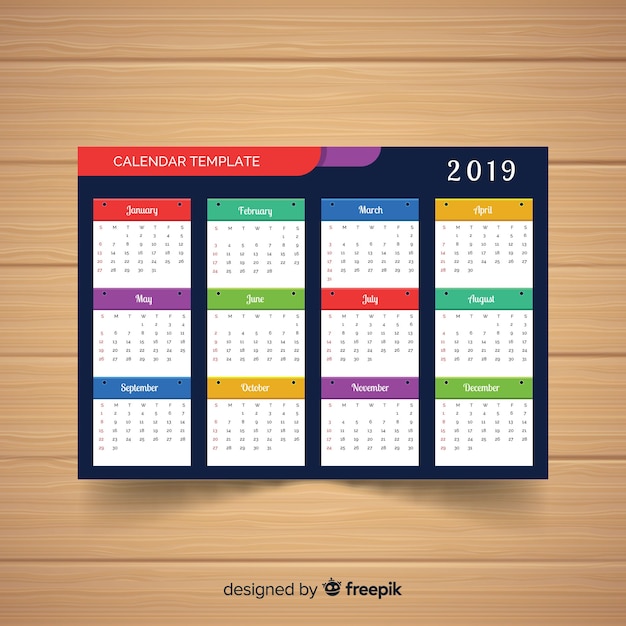 2019 calendar