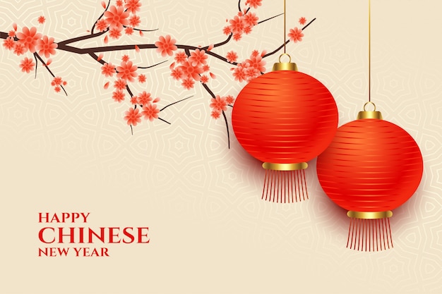 2020 chinese new year greeting card