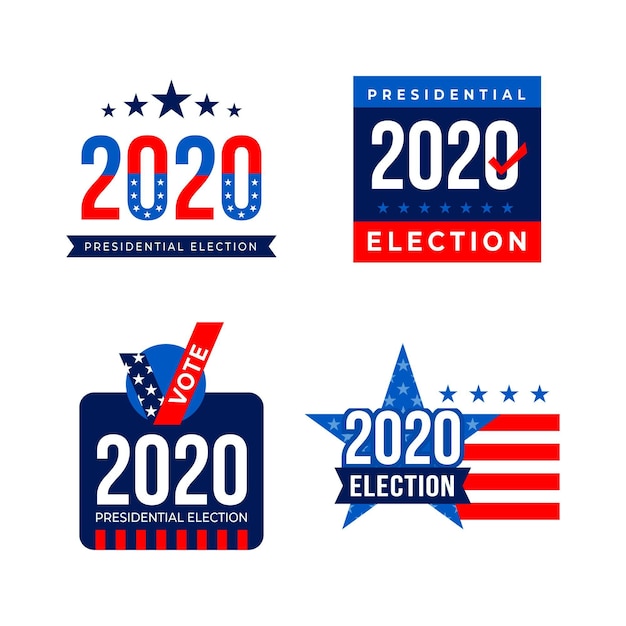 2020 us presidential election logos collrction