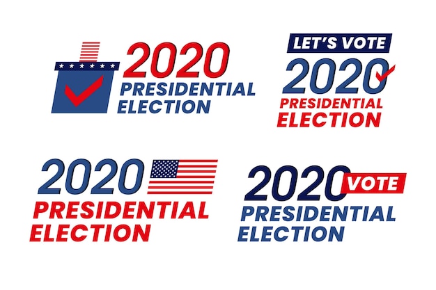 2020 us presidential election - logos