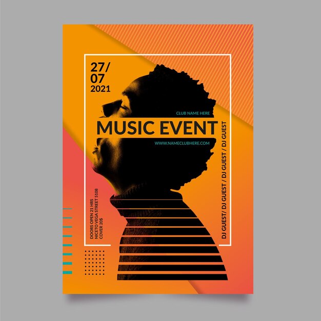 2021 music event poster concept