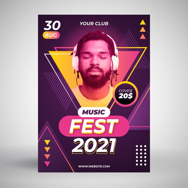 2021 music event poster concept