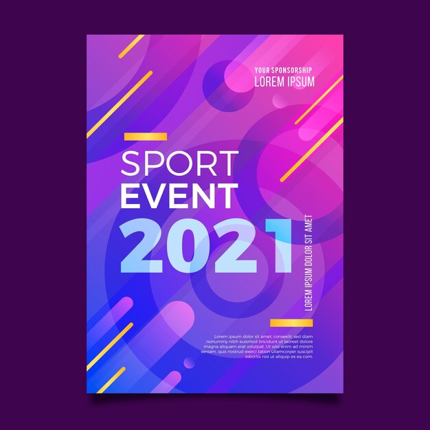 2021 sporting event poster