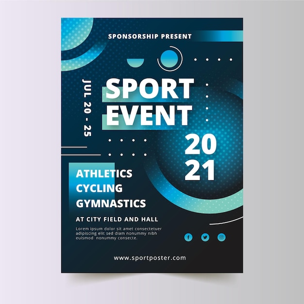 2021 sporting event poster