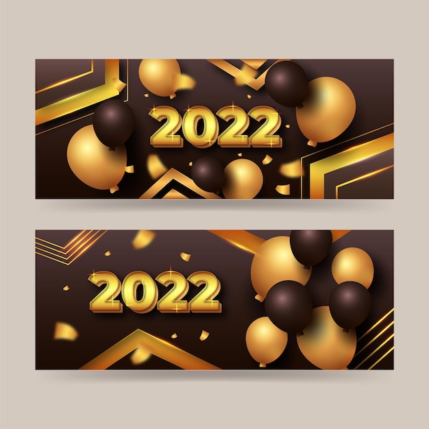 2022 new year celebration banner