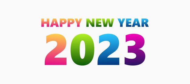 2023 graphic design colorful template