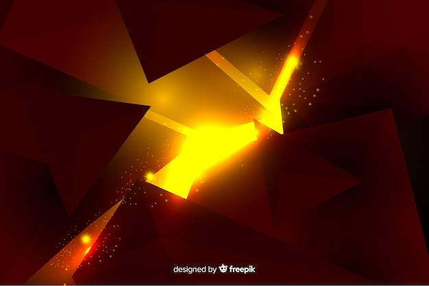 3d explosion with light background