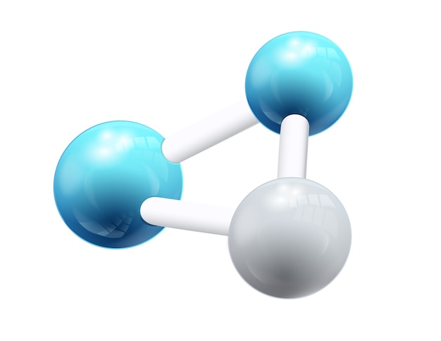 3d Structural Chemical Formula Object