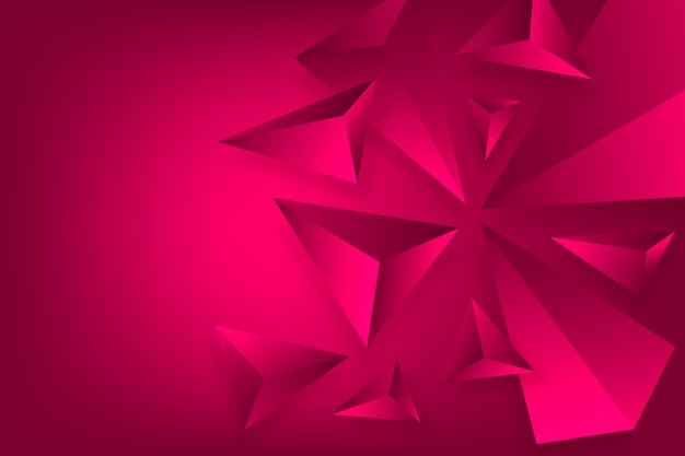 3d triangle background with vivid colors