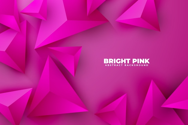 3d triangle background with vivid colors