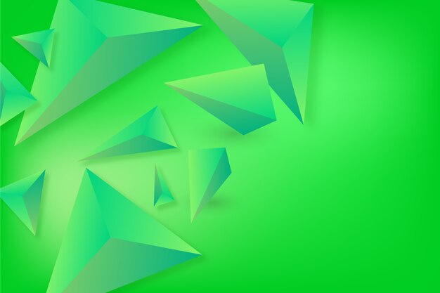 3d triangle wallpaper with vivid colors