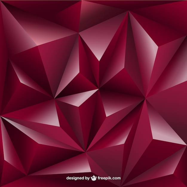 3D Triangles background