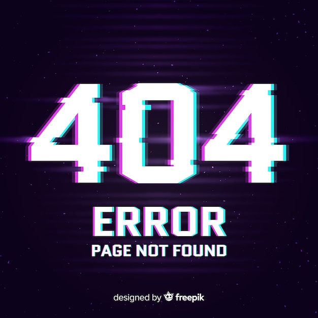 404 error background