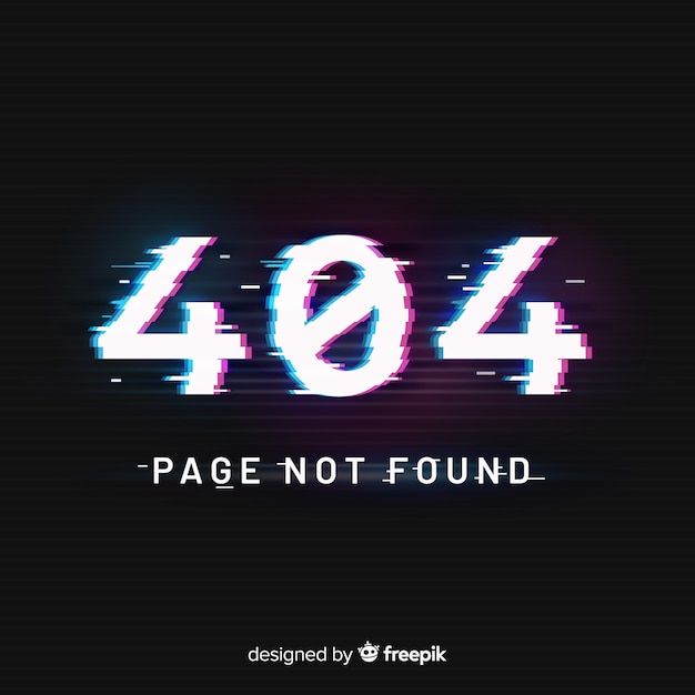 404 error background