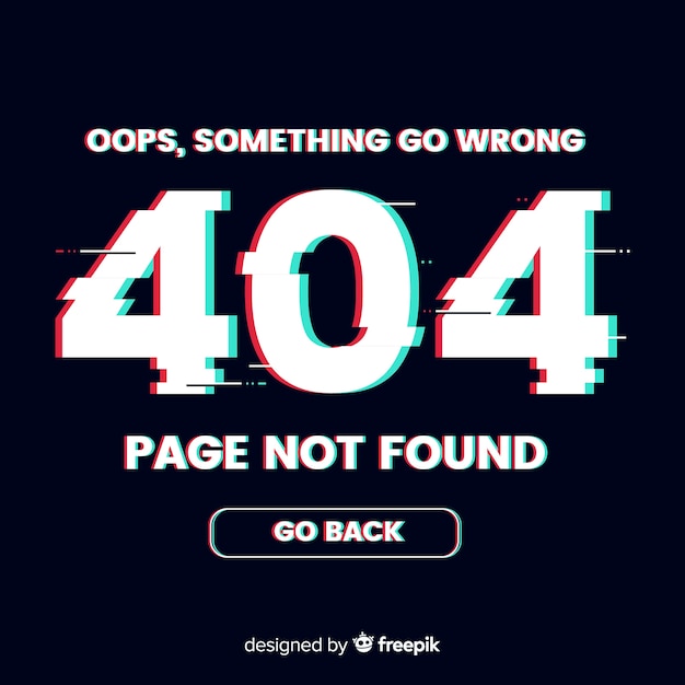 404 error background