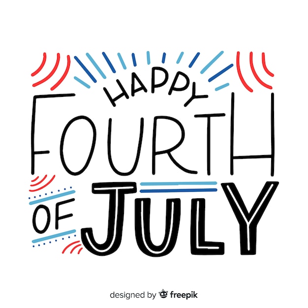 Free Vector 4th of july - independence day background