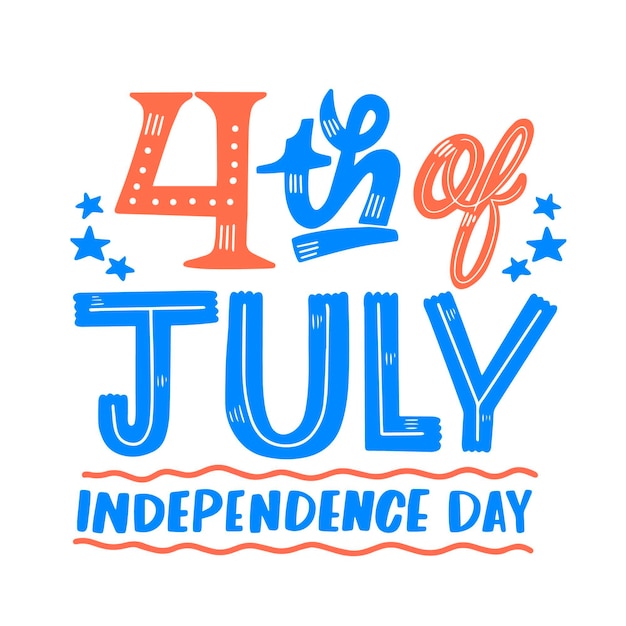 4th july independence day design