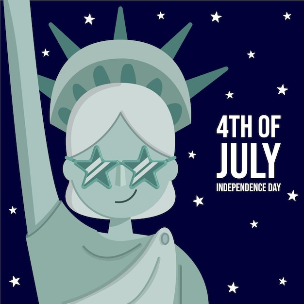 Free Vector 4th of july - independence day