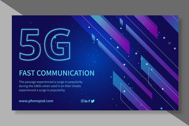 5g banner template