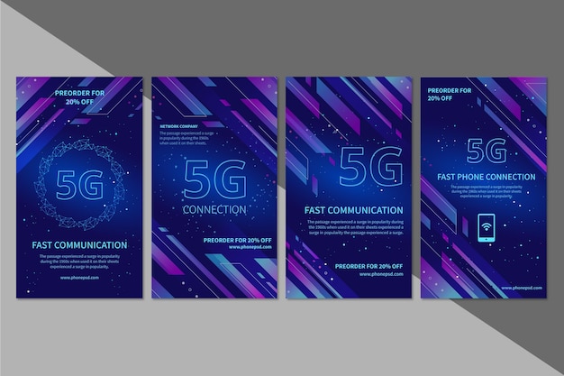 5g instagram stories collection