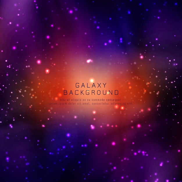 Free Vector abstarct modern galaxy background