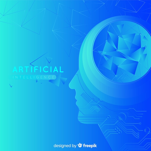 Abstract artificial intelligence background