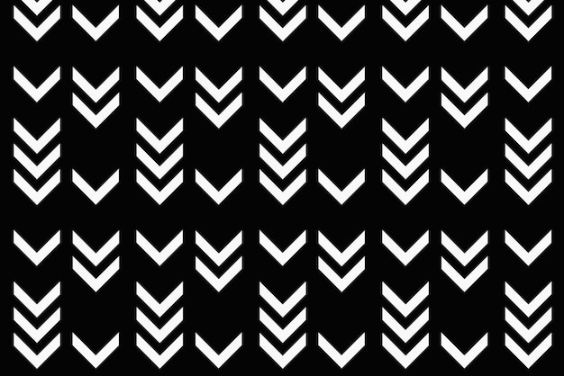 Abstract background, black tribal pattern in simple design vector