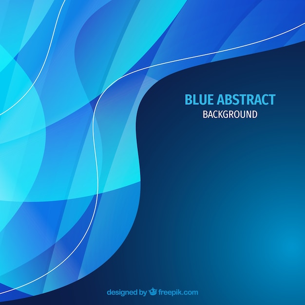 Abstract background in blue color