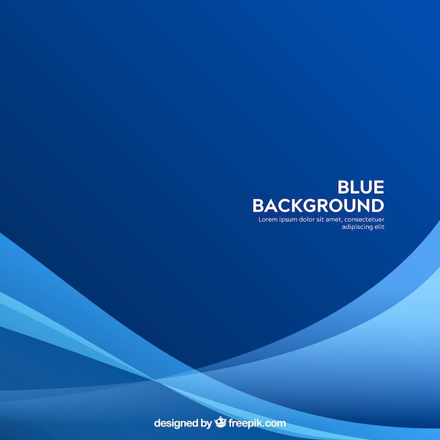 Abstract background in blue color