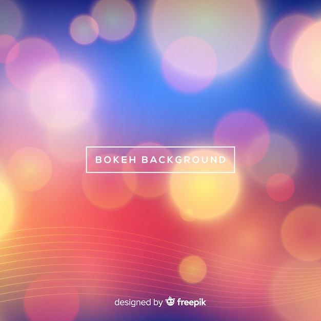 Abstract background in bokeh style