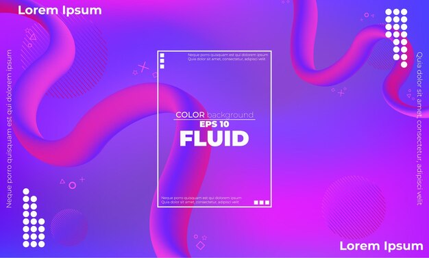 Abstract Background colorful fluid liquid shape