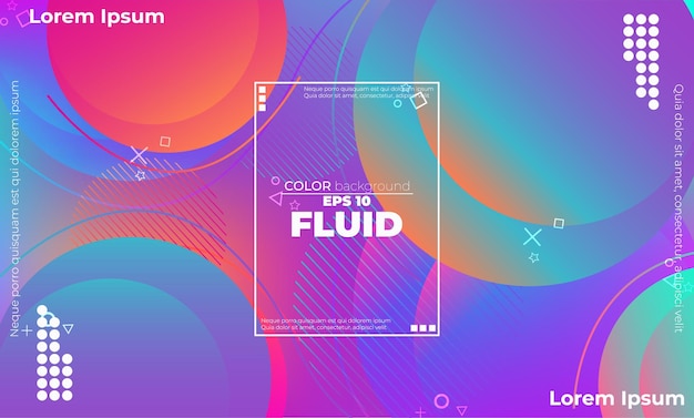 Abstract Background colorful fluid liquid shape