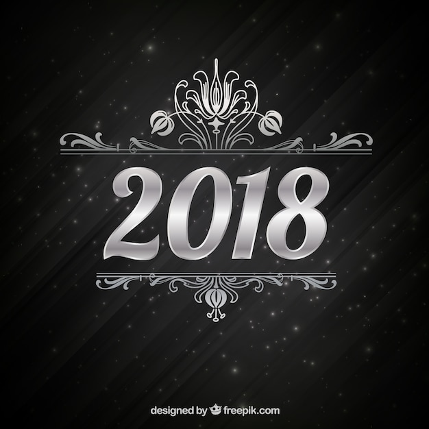 Abstract background of new year 2018