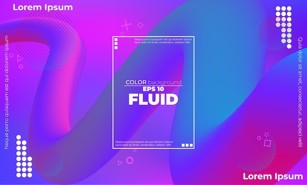 Free Vector abstract background shape organic fluid colorful