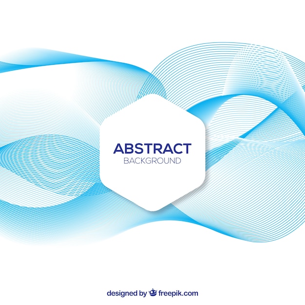 Abstract background with blue lines