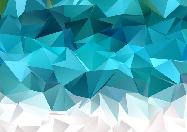 Free Vector abstract background with a blue low poly design