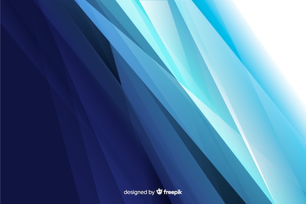 Abstract background with blue shapes