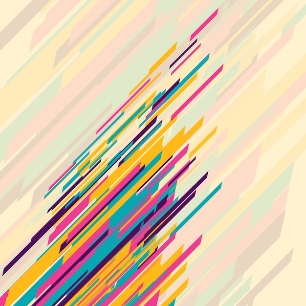 Abstract background with colored lines