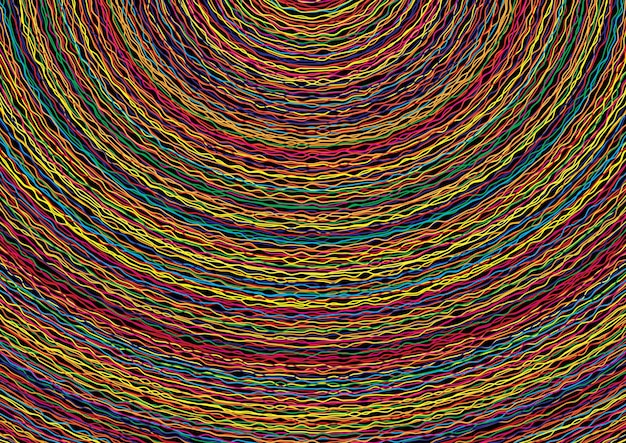 Free Vector abstract background with a colourful chaotic lines design