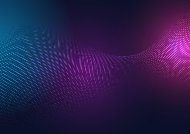 Abstract background with cyber particles