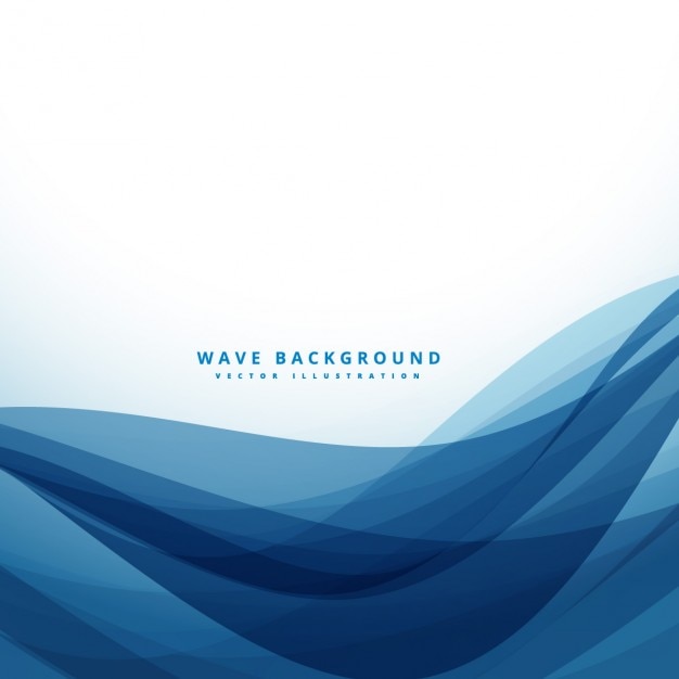 Free Vector abstract background with dark blue waves