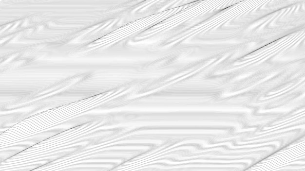 Free Vector abstract background with distorted line shapes on a white background monochrome sound line waves