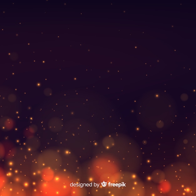 Abstract background with embers