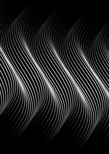 Abstract background with a flowing waves design