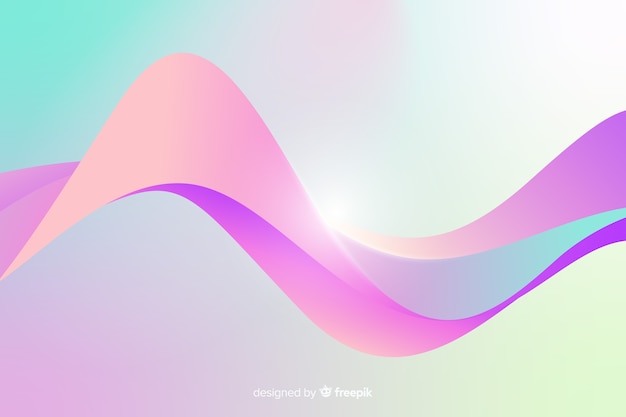 Abstract background with fluid shapes